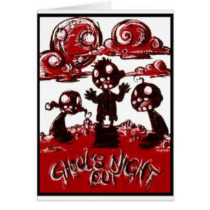 Ghoulsnatt ut hälsningskort