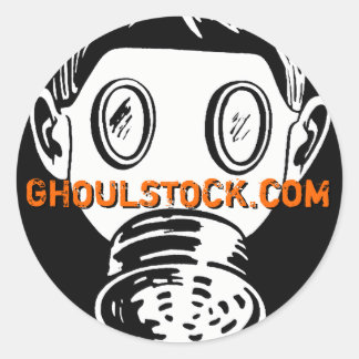 Ghoulstock.com Sticker Runt Klistermärke