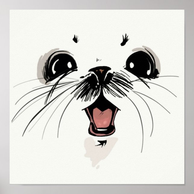 Ghus saga tecknad fantasi poster (Framsidan)