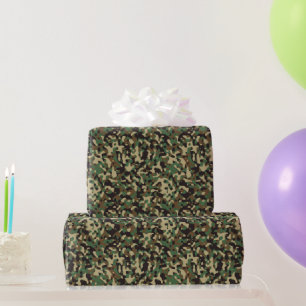 GI Camouflage Military Firande Party Presentpapper