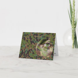 GI Camouflage Soldier Party Personlig Inbjudan