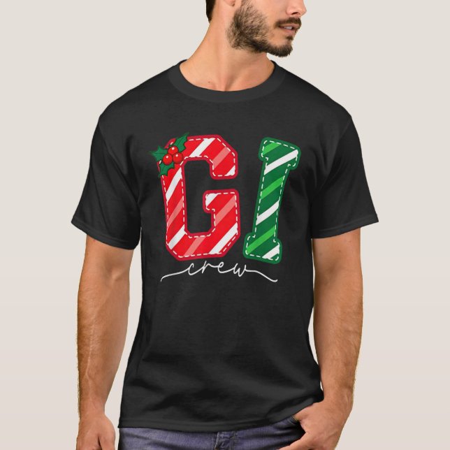 GI Crew Gastroenterology Nurse Endoscopy Tech Chri T Shirt (Framsida)