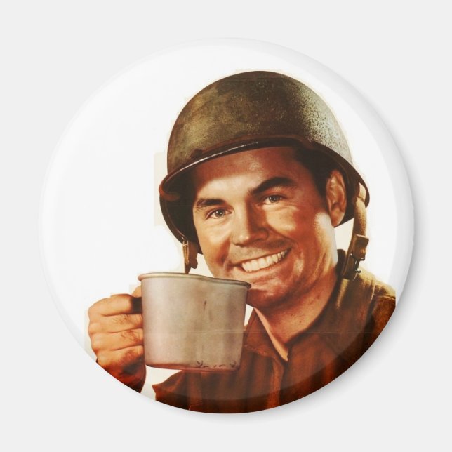 GI Cuppa Joe Magnet (Framsidan)