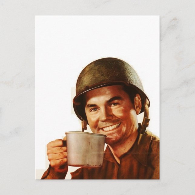 GI Cuppa Joe Vykort (Framsida)
