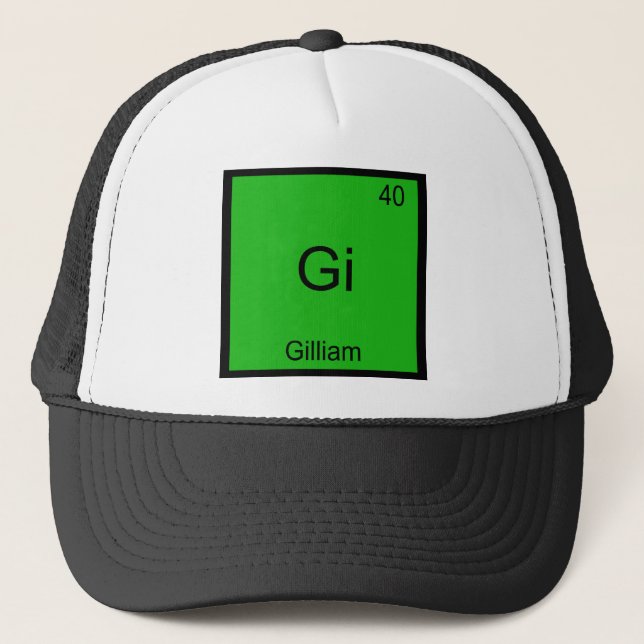 Gi - Gilliam Rolig Kemitecken T-Shirt Keps (Framsida)