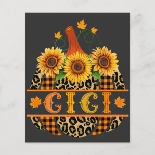 Gi Pumpkin Leopard Skriv ut solros Buffalo Play