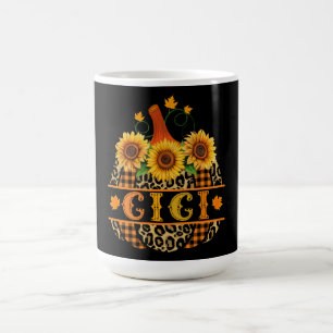 Gi Pumpkin Leopard Skriv ut solros Buffalo Play Magisk Mugg