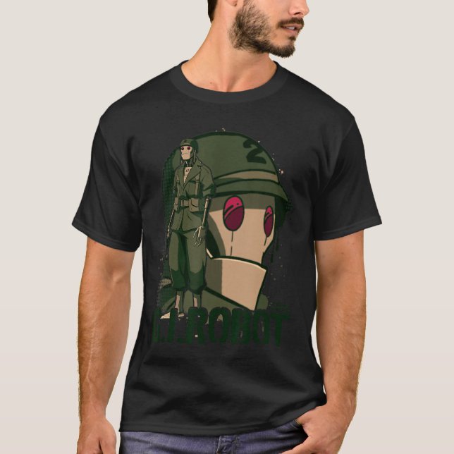 GI Robot-showcaseflicka T Shirt (Framsida)