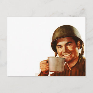 GI:s kopp kaffe Vykort