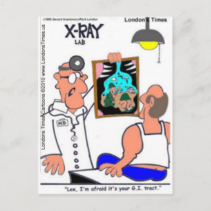 GI Tract Funny Gastrointestinal medicinska Tees-gå Vykort