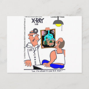 GI Tract Funny Gastrointestinal medicinska Tees-gå Vykort