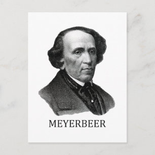 Giacomo Meyeröl, svart Vykort