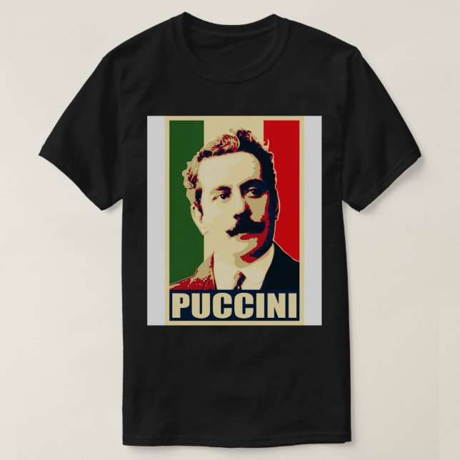 Giacomo Puccini 1 T Shirt (Design framsida)