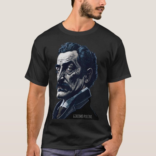 Giacomo Puccini Opera T Shirt (Framsida)