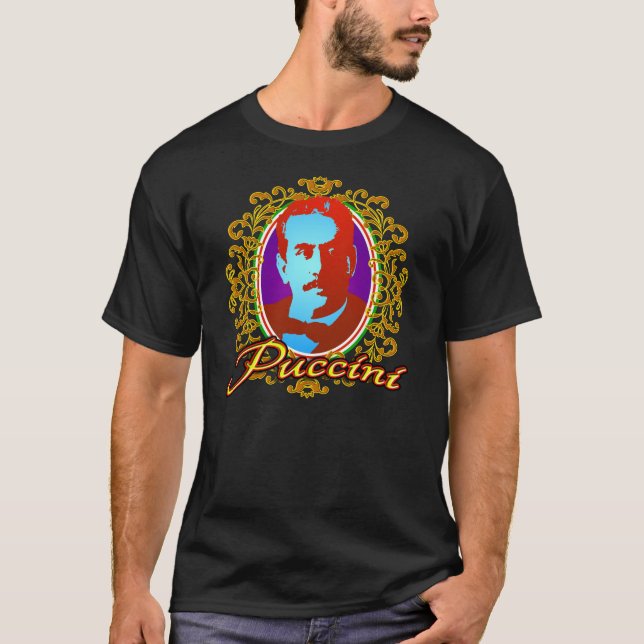 Giacomo Puccini utslagsplats T-shirt (Framsida)