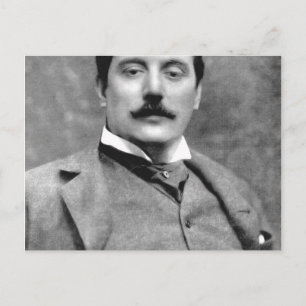 Giacomo Puccini Vykort