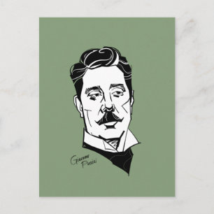 Giacomo Puccini Vykort