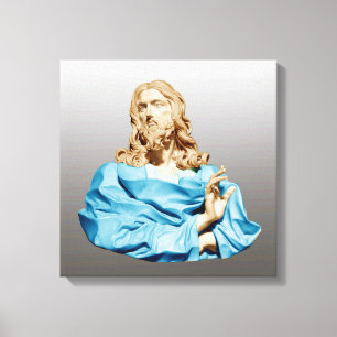 Gian Lorenzo Bernini Bust av Kristus 1679 Canvastryck