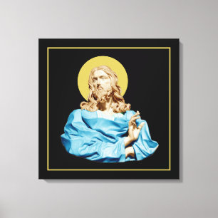 Gian Lorenzo Bernini Bust av Kristus 1679 Canvastryck