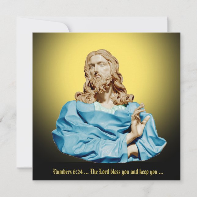 Gian Lorenzo Bernini Bust av Kristus 1679 Julkort (Framsida)