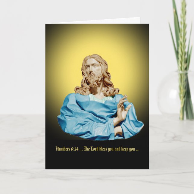 Gian Lorenzo Bernini Bust av Kristus 1679 Kort (Framsida)