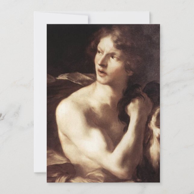 Gian Lorenzo Bernini - David med chef för Goliat Inbjudningar (Framsida)