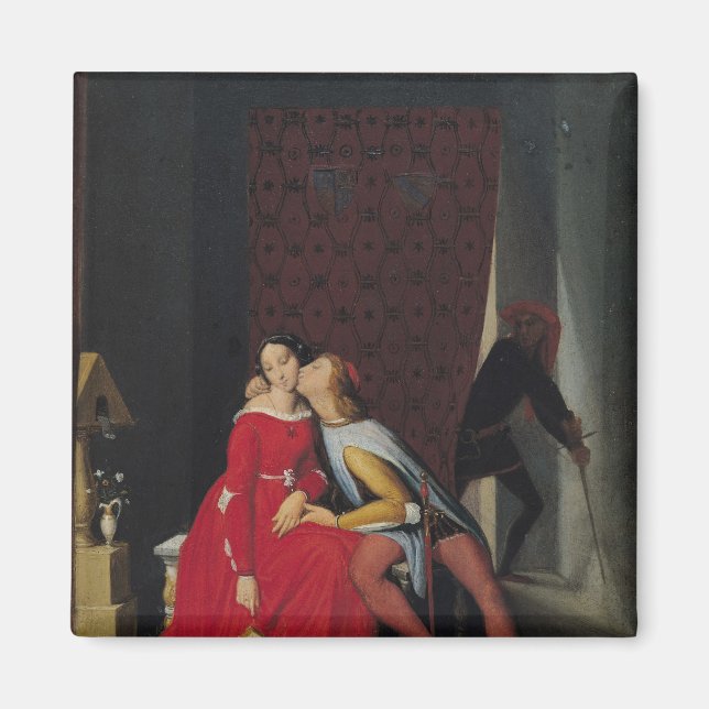 Gianciotto Discover Paolo och Francesca, 1814 Magnet (Framsidan)