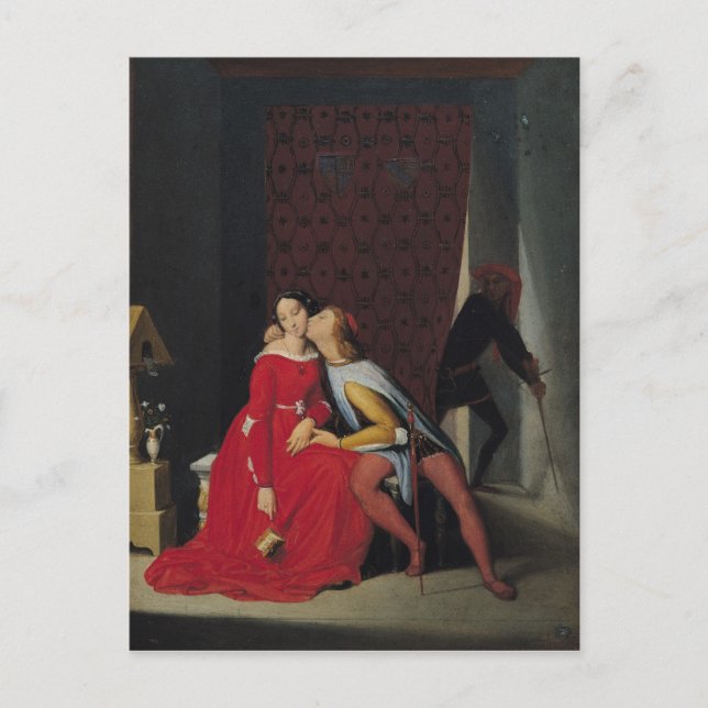 Gianciotto Discover Paolo och Francesca, 1814 Vykort (Framsida)