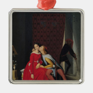 Gianciotto upptäcker Paolo och Francesca, 1814 Julgransprydnad Metall