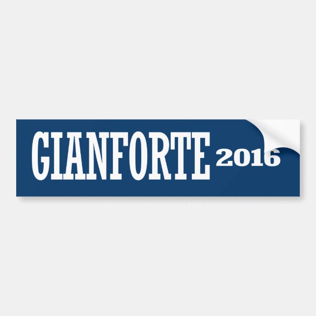 Gianforte - Greg Gianforte 2016 Bildekal (Framsidan)