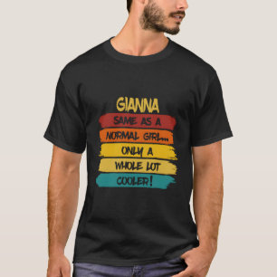 Gianna Definition Personlig Namn Funny Birthday T Shirt