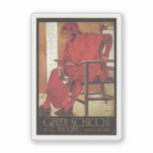 Gianni Schicchi Poster (Puccini) Klistermärken