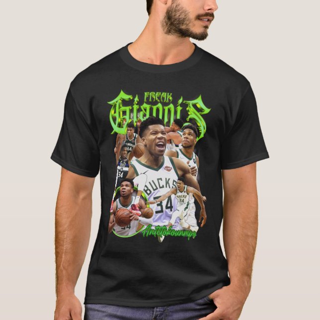 Giannis Antetokounmpo | Basketball Bootleg Tee (Framsida)