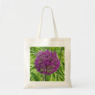 Giant Allium Flower Tote Bag Tygkasse