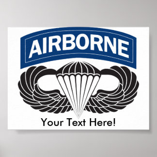 Giant Anpassningsbar Airborne Poster
