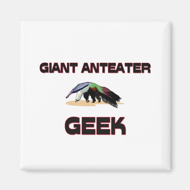 Giant Anteater Geek Magnet (Framsidan)