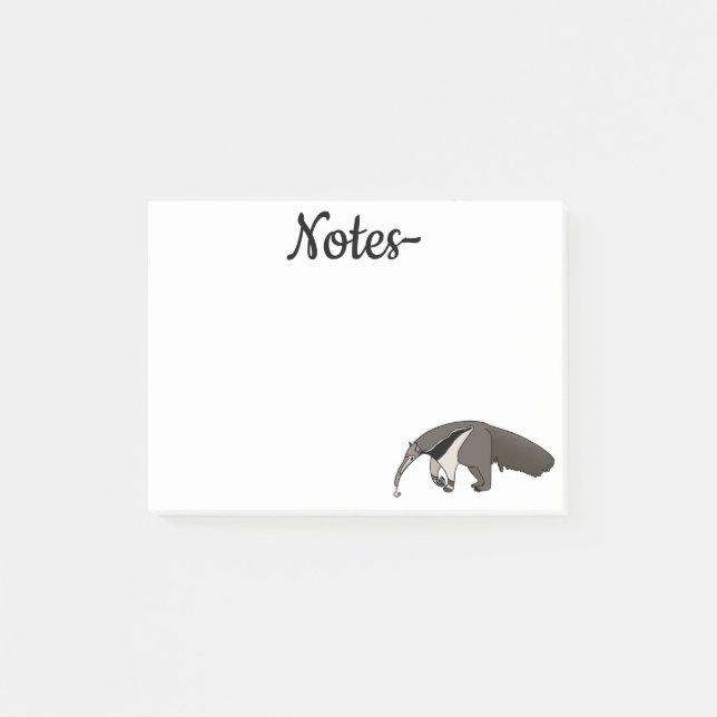 Giant Anteater Post-it Block (Framsida)