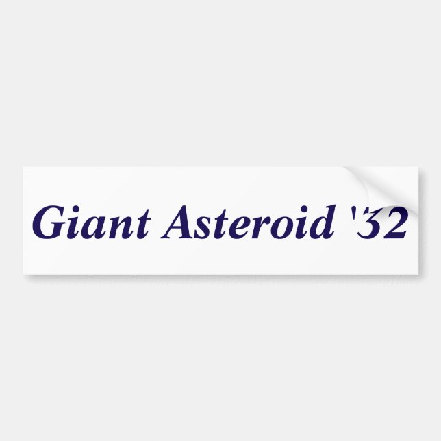 Giant Asteroid "32 Bildekal (Framsidan)