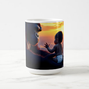 Giant & Baby vid Sunset. Kaffemugg