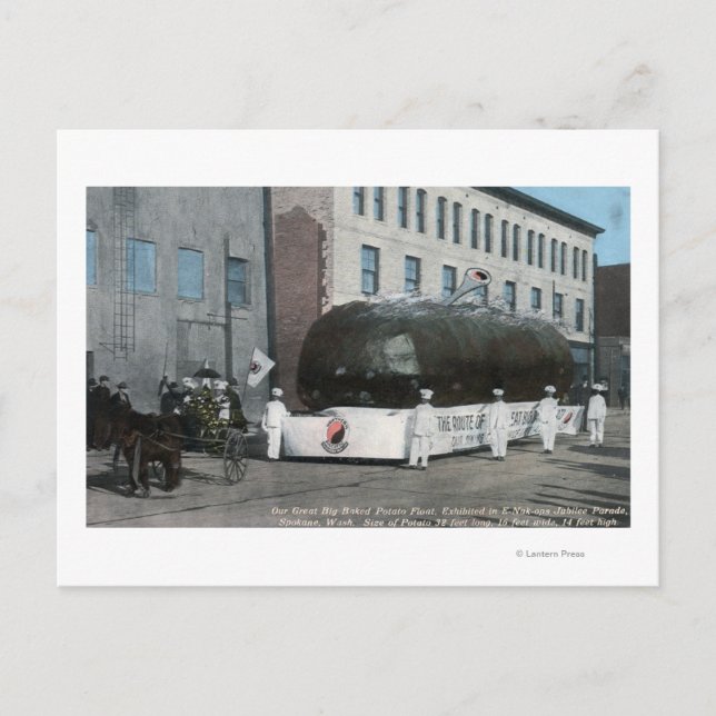 Giant Baked Potatoe Flyter Scene Vykort (Framsida)