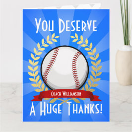 Giant Baseball Coach Tack