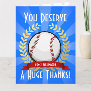 Giant Baseball Coach Tack Kort