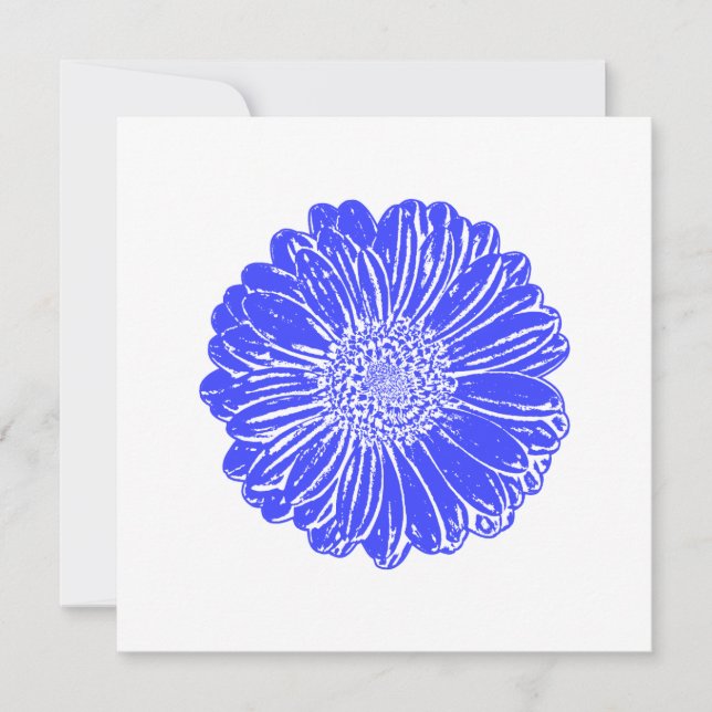 Giant Blue Gerbera Daisy (Framsida)