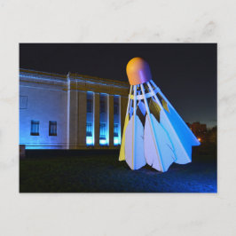 Giant Blue Shuttlecock, Kansas City, Missouri Vykort