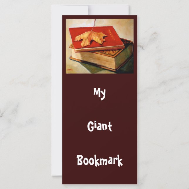 GIANT BOOKMARK: BOKAR: LÖV (Framsida)