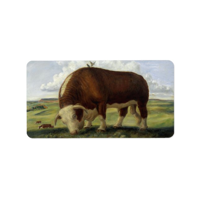 Giant Bull Adressetikett (Framsidan)