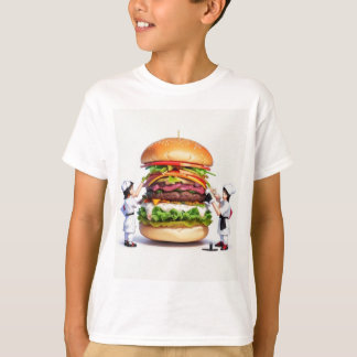Giant burger t shirt