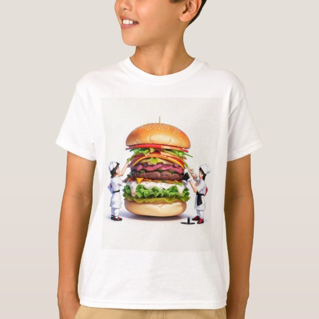 Giant burger t shirt (Framsida)