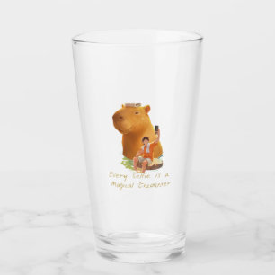 Giant Capybara - Hett Vår Illustration Glaskopp