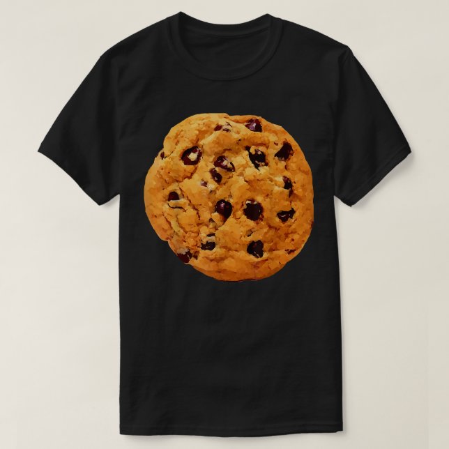 Giant Chocolate Chip Cookie T Shirt (Design framsida)